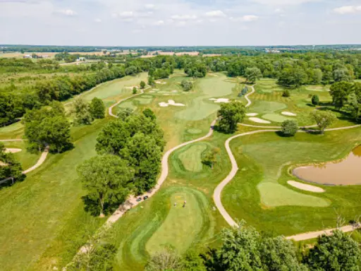 Image shows a golf course with healthy grass, showing how Hydro Jetting from Titan Plumbing & Drains keeps drainage working well.
